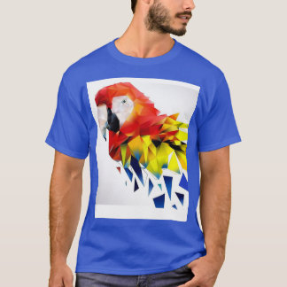 T-shirt affiche de perroquet