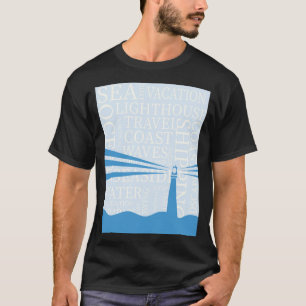 T-shirt Affiche de phare nautique