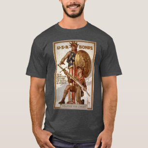 T-shirt Affiche de prêt de liberté de scout de garçon