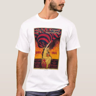 T-shirt Affiche de promo du football