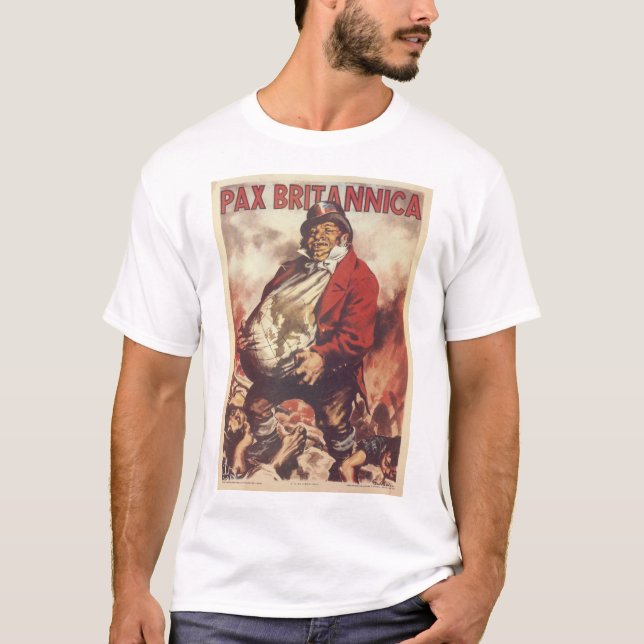T-shirt Affiche de propagande de Pax Britannica (Devant)