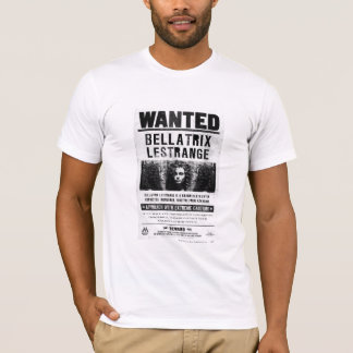 T-shirt Affiche de recherche de Bellatrix Lestrange