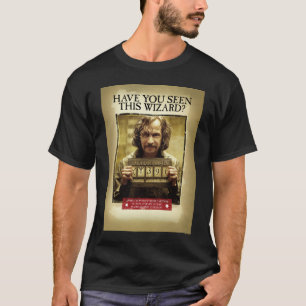 T-shirt Affiche de recherche de Sirius Black