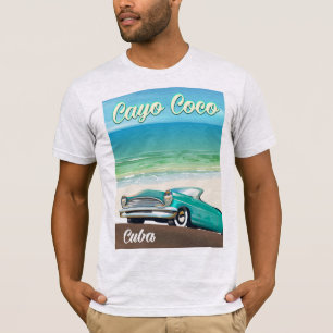 T-shirt Affiche de vacances cubaines Cayo Coco