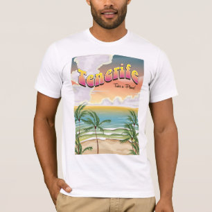 T-shirt Affiche de vacances de plage à Tenerife