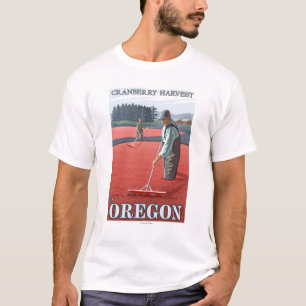 T-shirt Affiche de Vintage voyage de récolte de marais de