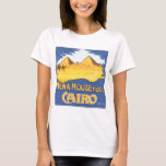 T-shirt Affiche de Vintage voyage du Caire d'hôtel de<br><div class="desc">Cette illustration vintage d'affiche de voyage du Caire d'hôtel de Chambre de Mena de caractéristiques du produit.
Comme cette conception, mais vous voulez la tordre ? Cliquez sur juste dessus la "personnaliser" pour ajouter le texte ou pour ajuster des choses sur votre aimer.</div>