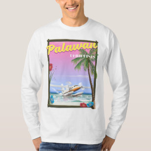 T-shirt Affiche de vol Palawan Philippines