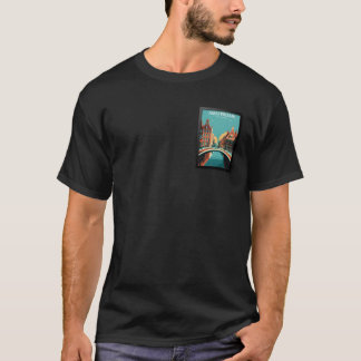 T-shirt Affiche de voyage Amsterdam Pays-Bas