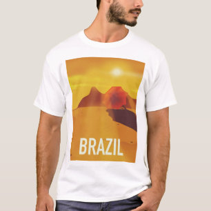 T-shirt Affiche de voyage au Brésil