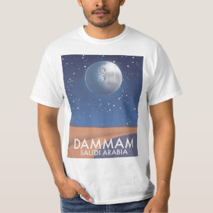 T-shirt Affiche de voyage Dammam Arabie saoudite