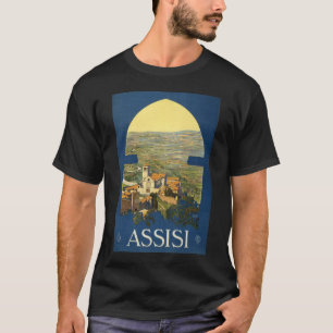 T-shirt Affiche de voyage d'Assisi