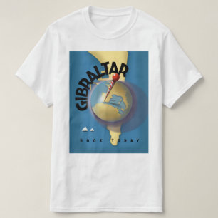 T-shirt Affiche de voyage de Gibraltar