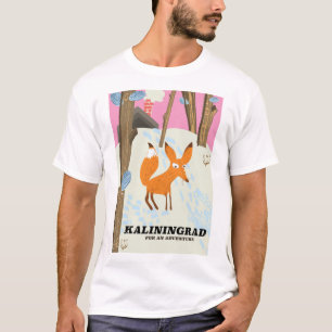 T-shirt Affiche de voyage de Kaliningrad "pour une aventur