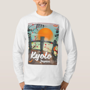 T-shirt Affiche de voyage de Kyoto Japon