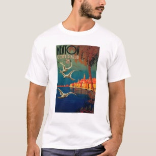 T-shirt Affiche de voyage de la Côte d'Azur # 1
