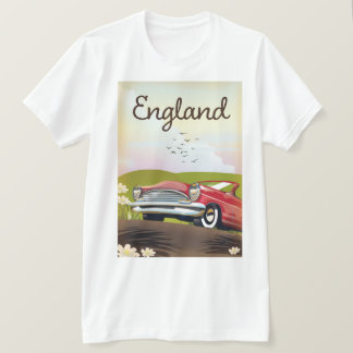 T-shirt Affiche de voyage de Motor City Detroit Michigan.