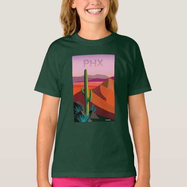 T-shirt Affiche de voyage de Phoenix Arizona | (Devant)