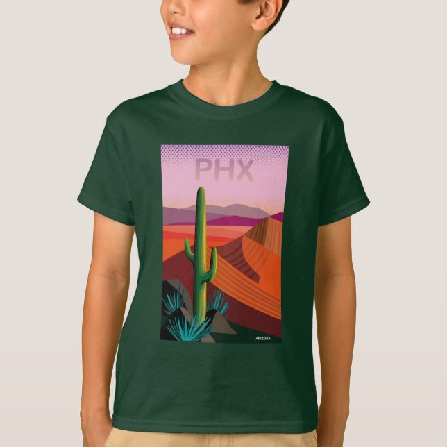 T-shirt Affiche de voyage de Phoenix Arizona | (Devant)