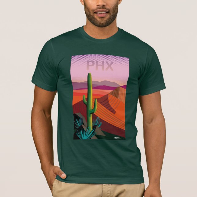 T-shirt Affiche de voyage de Phoenix Arizona | (Devant)