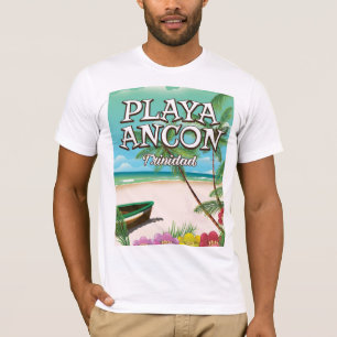 T-shirt Affiche de voyage de Playa Ancón Trinidad