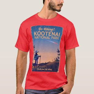 T-shirt Affiche de voyage de randonnée du parc national de