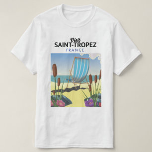 T-shirt Affiche de voyage de Saint-Tropez France