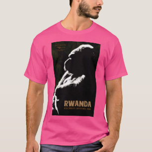 T-shirt Affiche de voyage de style vintage pour le Rwanda