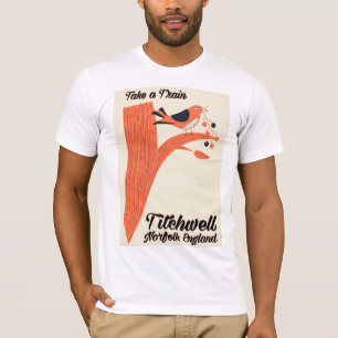T-shirt Affiche de voyage de Titchwell Norfolk Beach