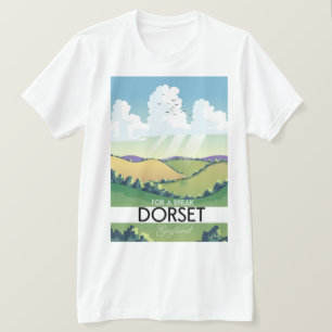 T-shirt Affiche de voyage Dorset Angleterre