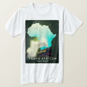 T-shirt Affiche de voyage du chemin de fer transafricain