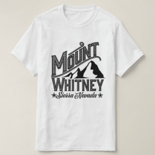 T-shirt Affiche de voyage du Mont Whitney Sierra Nevada