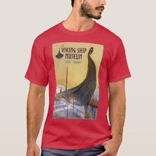 T-shirt Affiche de voyage du musée Viking Ship