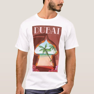 T-shirt Affiche de voyage du Palais de Dubaï