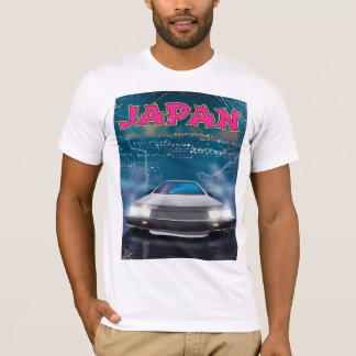 T-shirt Affiche de voyage en voiture japonaise