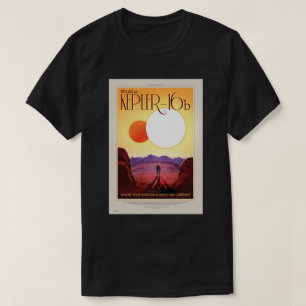 T-shirt Affiche de voyage future de la NASA - Se détendre