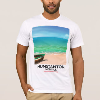 T-shirt Affiche de voyage Hunstanton Norfolk Beach