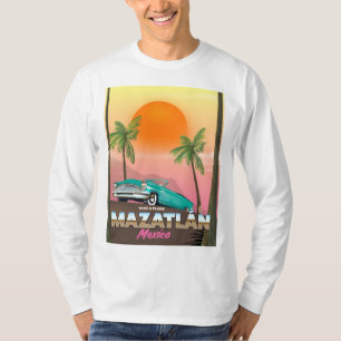 T-shirt Affiche de voyage Mazatlán Mexique