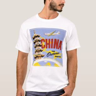 T-shirt Affiche de voyage pour Northwest Orient Airlines