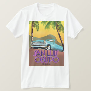 T-shirt Affiche de voyage San Luis Obispo Californie 