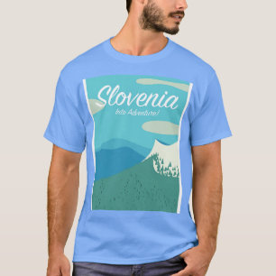 T-shirt Affiche de voyage Slovénie