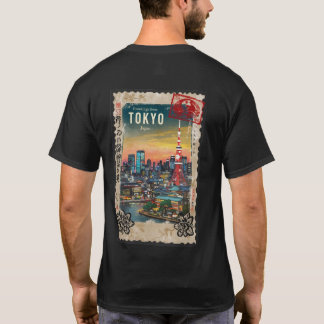 T-shirt Affiche de voyage Tokyo Japon