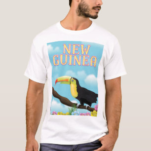 T-shirt Affiche de voyage Toucan de Nouvelle-Guinée
