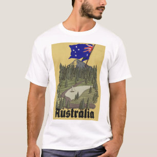 T-shirt Affiche de voyage vintage Australie