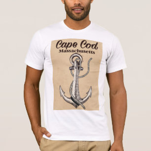 T-shirt Affiche de voyage vintage Cap Cod Massachusetts