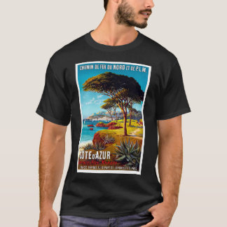 T-shirt Affiche de voyage vintage Chamonix