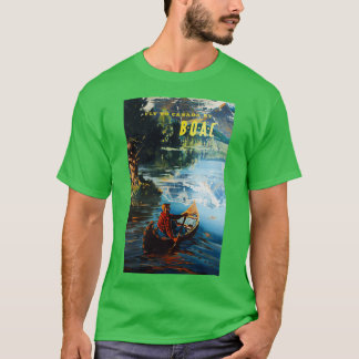 T-shirt Affiche de voyage vintage du Canada