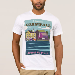 T-shirt Affiche de voyage vintage Expérience Cornouailles
