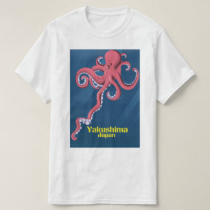 T-shirt Affiche de voyage Yakushima Japon