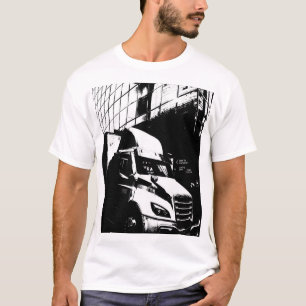 T-shirt Affiche dramatique de semi-remorque canadien photo